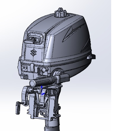 船舶舷外机模型 561620