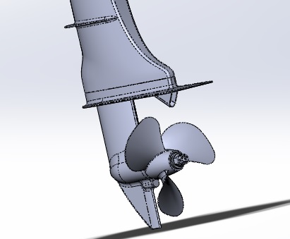 船舶舷外机模型 561620