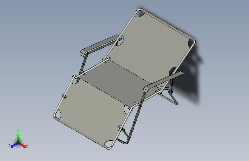 沙滩椅模型3D设计 1084449
