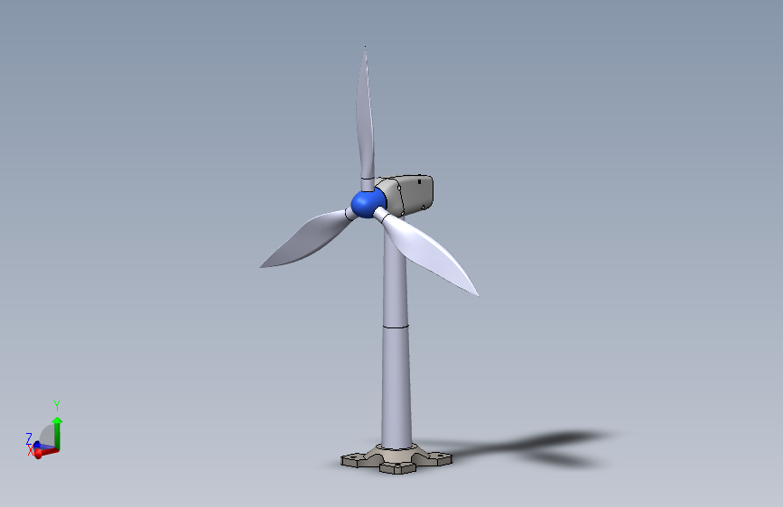 风力发电机组模型设计图 213182