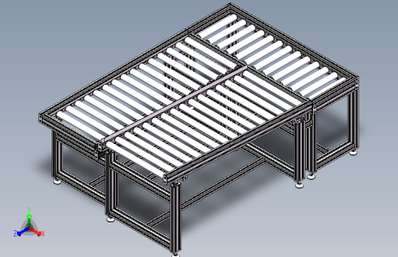 无动力下滑滚筒线 940478