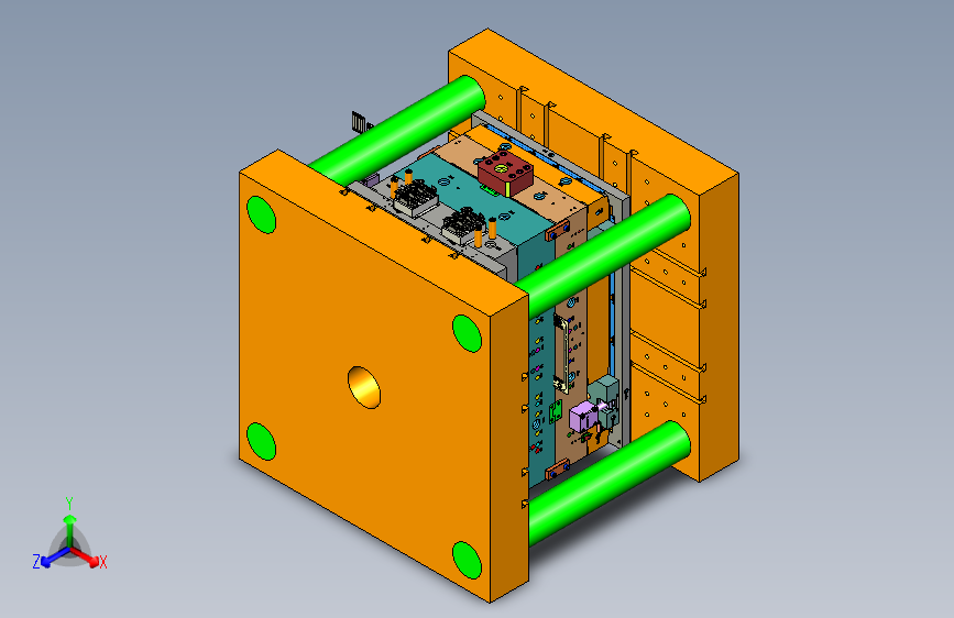 新能源电池PC板模具1375333
