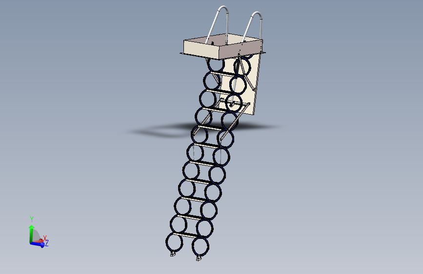 阁楼电动伸缩梯 544676