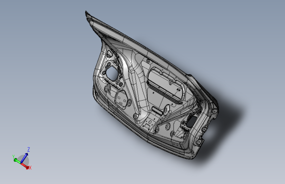 本田2GL后备箱盖模型744012