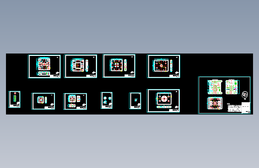 透明小喷壶喷嘴注塑模具设计合图 1074978
