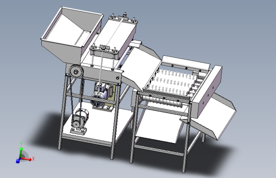 鹌鹑蛋剥壳机总装3D 1774499