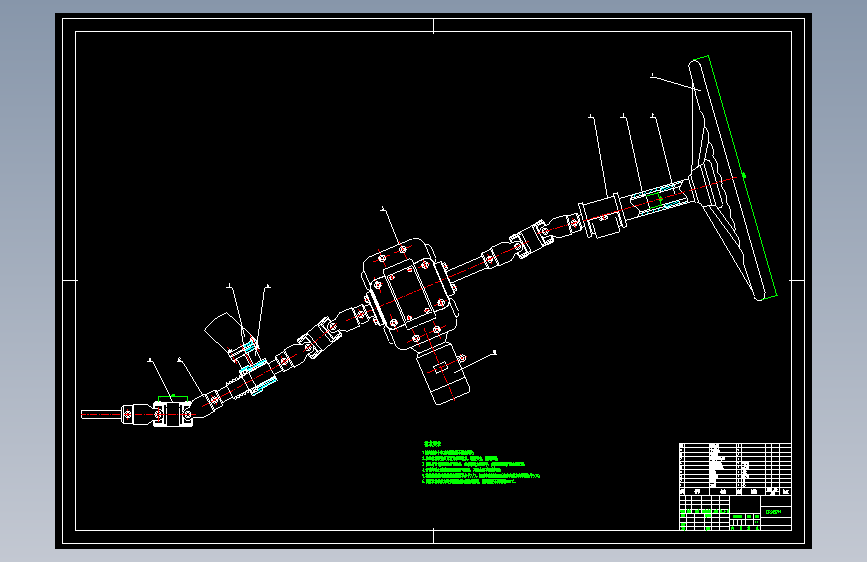 cad转向柱式电动助力转向系统设计 520140