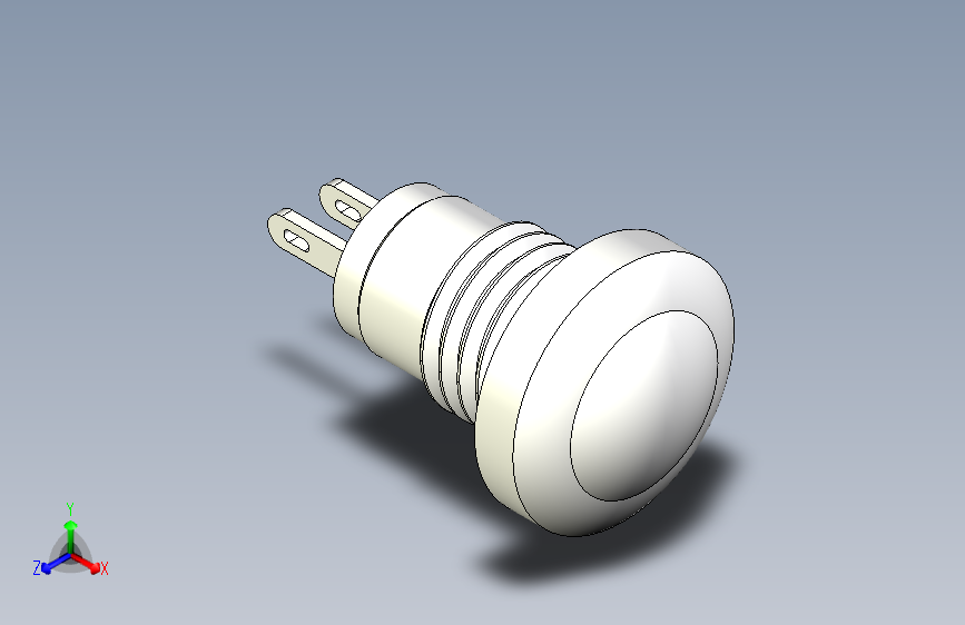 B2001454-8mm螺纹瞬时按钮开关