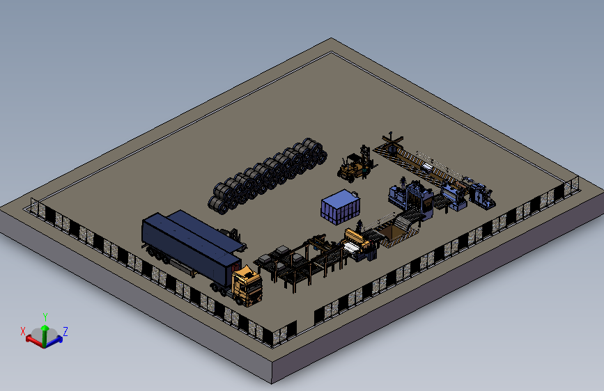 钢板开平生产线