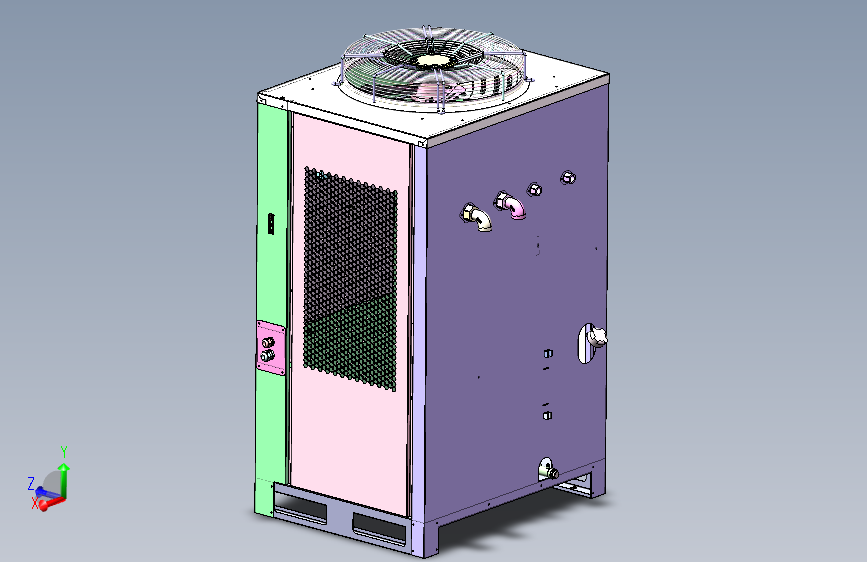 冷水机（风冷式）外形图