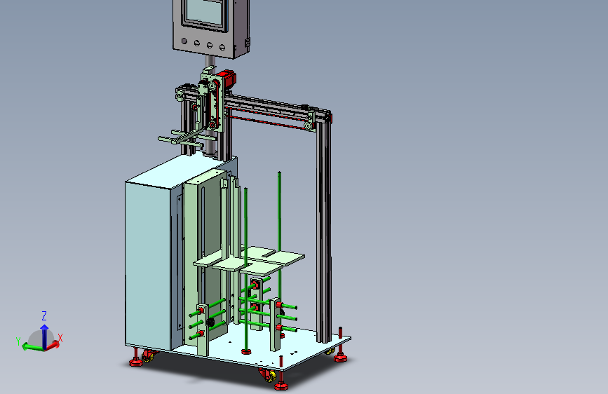 贴标产品自动上下料机