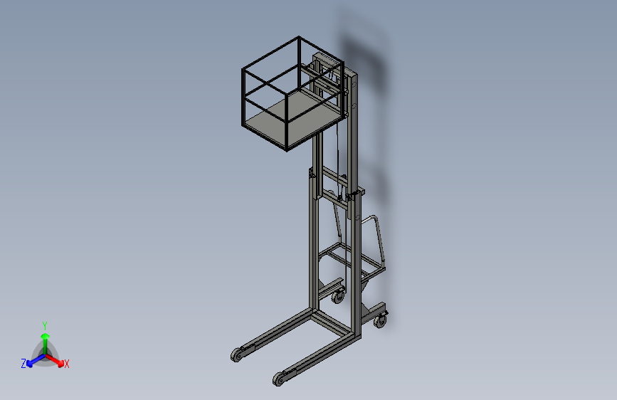 多节臂式升降叉车