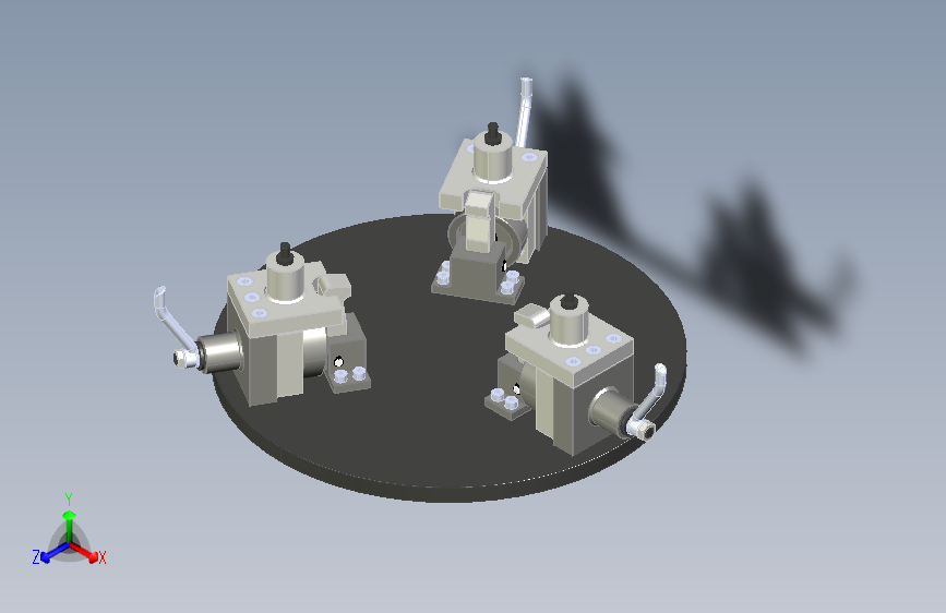 Fixture-516组合式夹紧器工装夹具3D图纸 STEP IGS格式