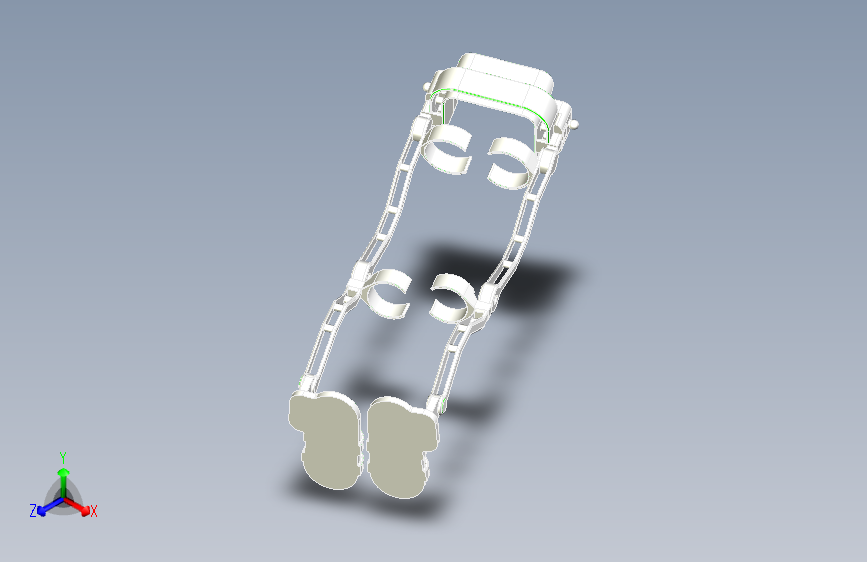 医疗辅助行走外骨骼关节设计