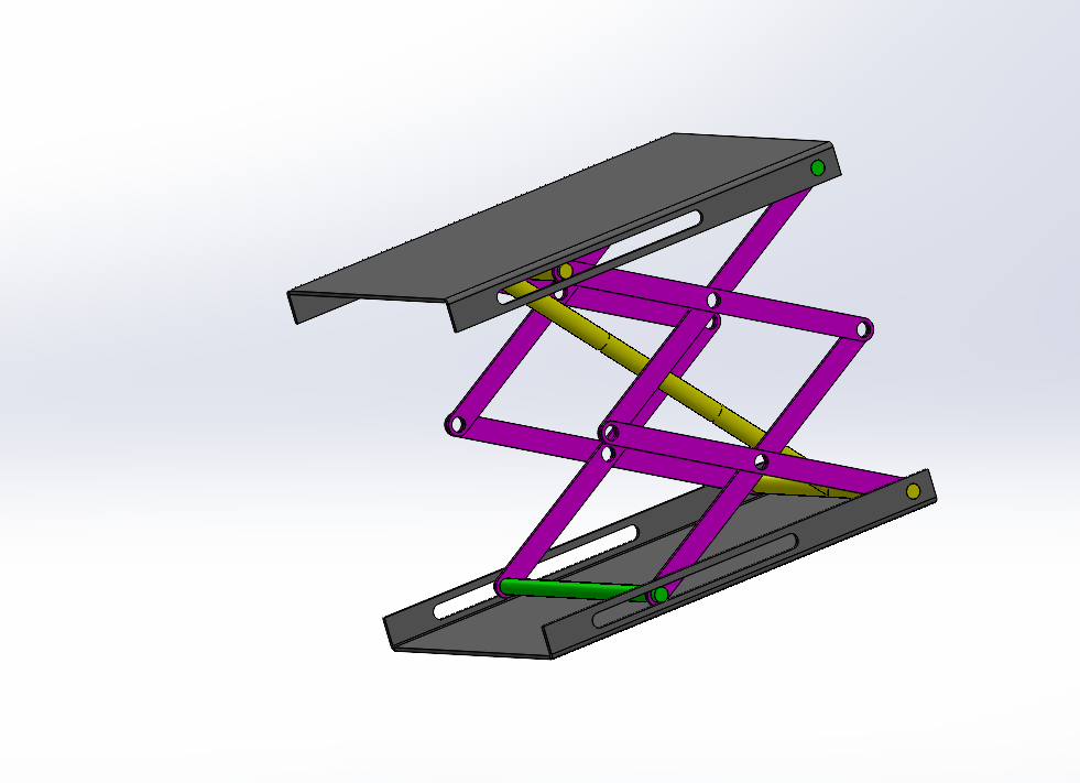 液压剪叉式升降机构