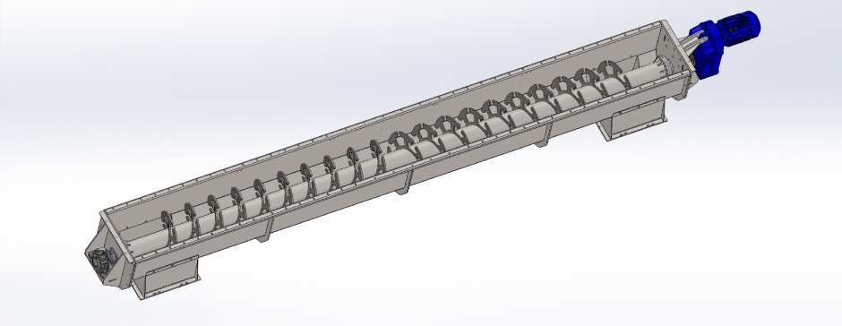 双面搅拌螺旋输送机立板