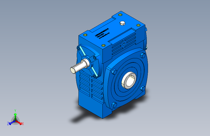 WPWK型蜗轮蜗杆减速机_70A1_101.6