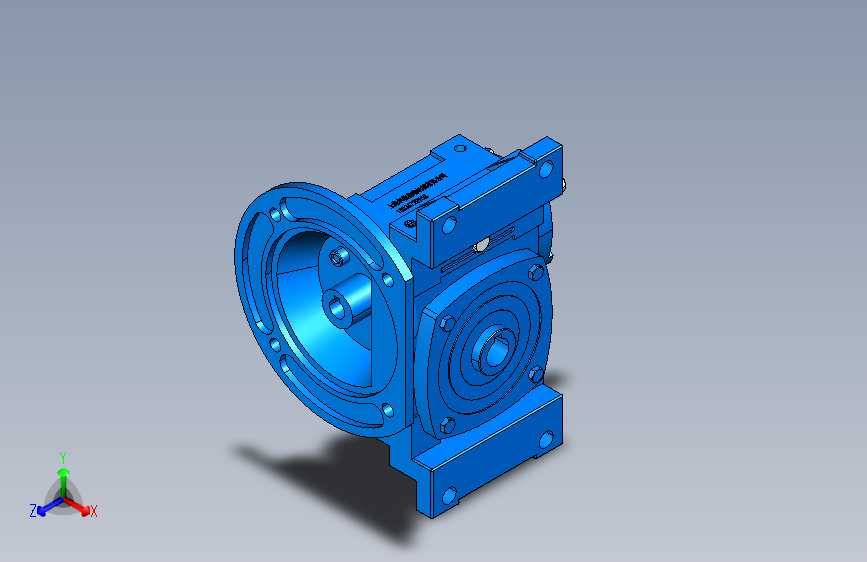 WPWRKO型蜗轮蜗杆减速机型号40_40C1_100.12