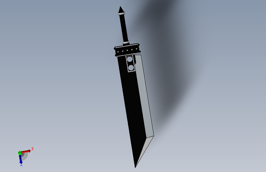 A0001315-巴斯特长剑最终幻想VII中克劳德·斯特拉夫的巨剑