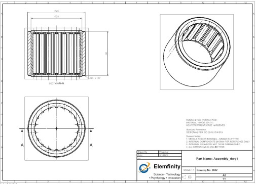 A0001322-杯形滚针轴承组件