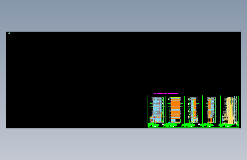 润达国际城市综合体办公立面图