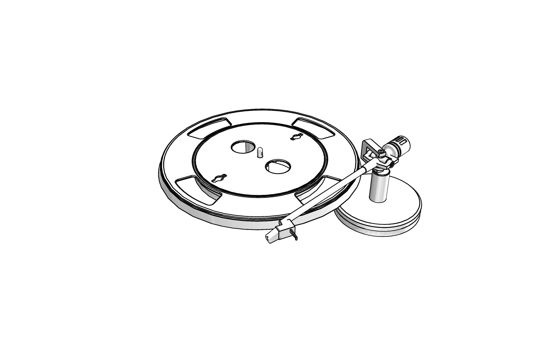 A2001728-高端高保真黑胶唱片机