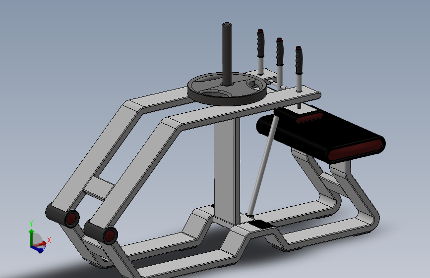 A2001754-坐式提踵机健身器材