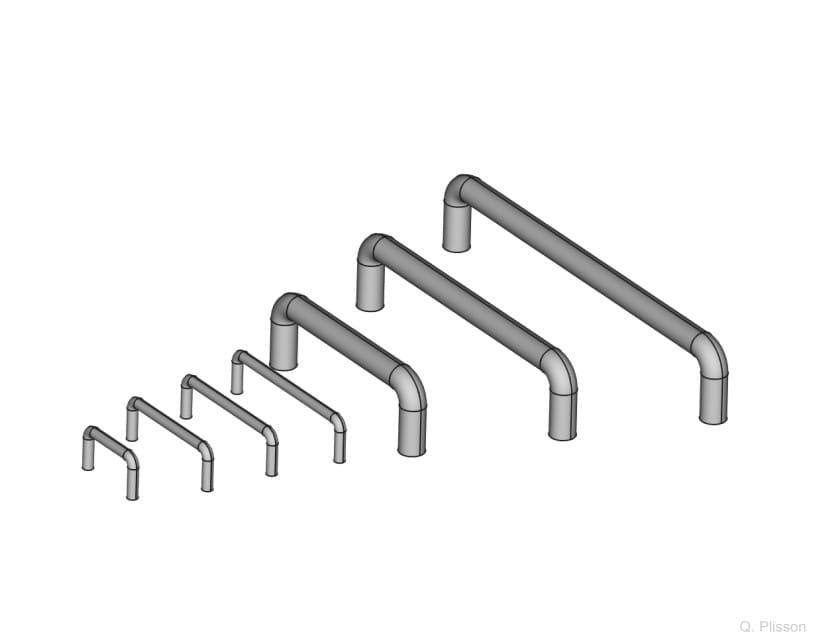 A3001703-多套抽屉把手 52 毫米到 300 毫米