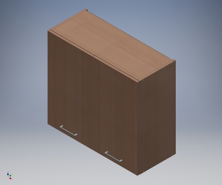 A3001747-标准厨房柜 800x720毫米。