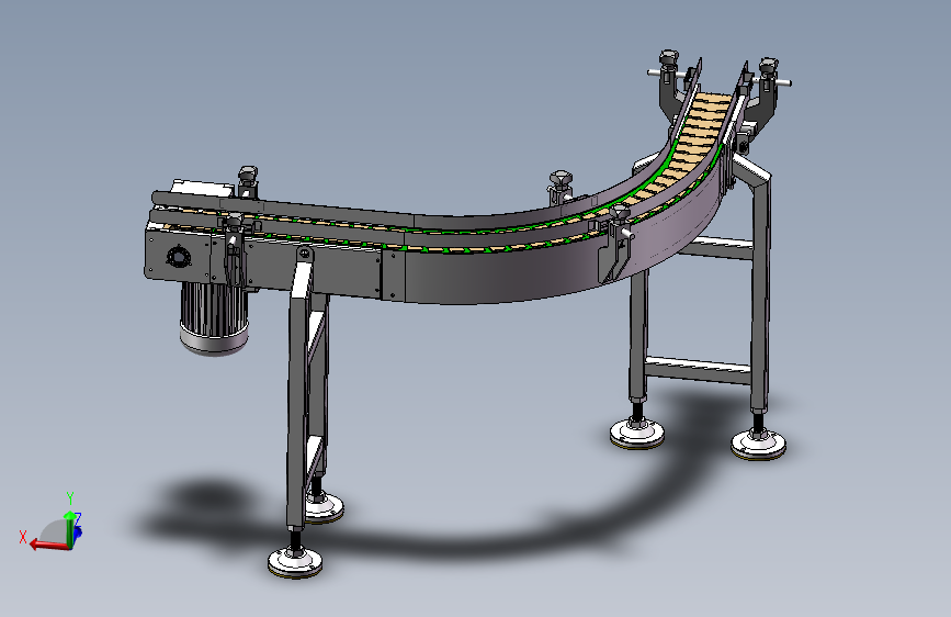 直角90°板链输送带自动输送--1369806--225