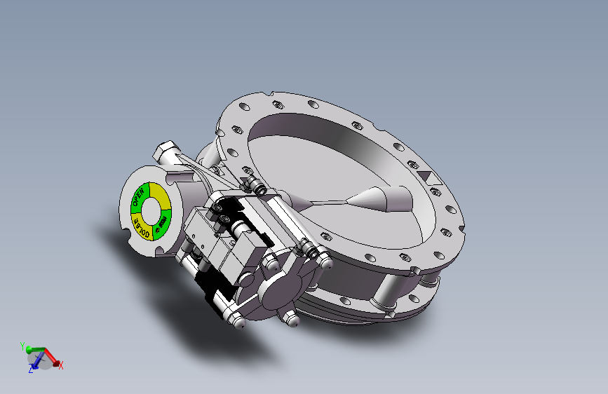 SD250气动蝴蝶阀