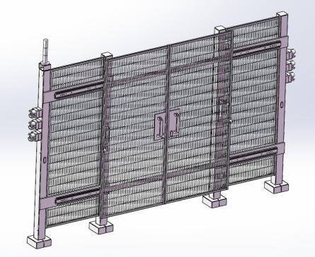 机器人工站护栏