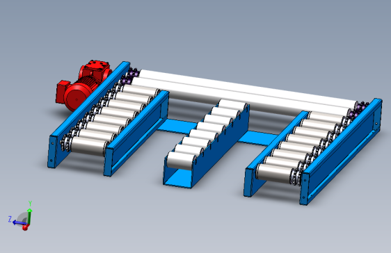 进出口接驳滚筒线