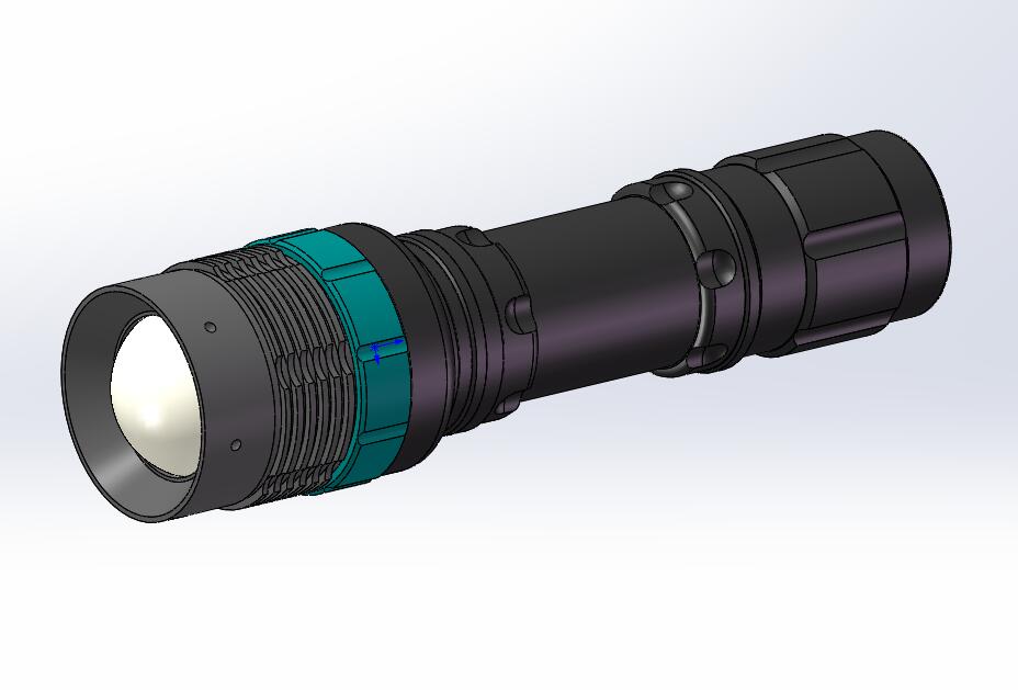 旋转机械变焦手电筒