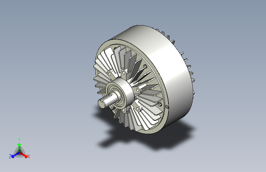 FZ型单出轴、止口支撑、自然冷却磁粉制动器_FZ12