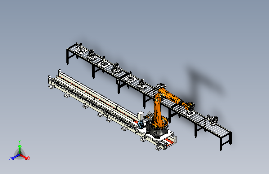 KR210机器人地轨