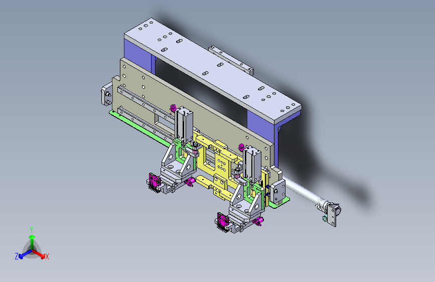 插针工位模芯搬运机械手