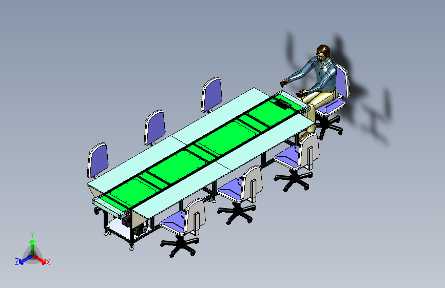 产品装配生产线