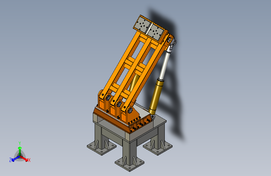 大型重力抬升机构
