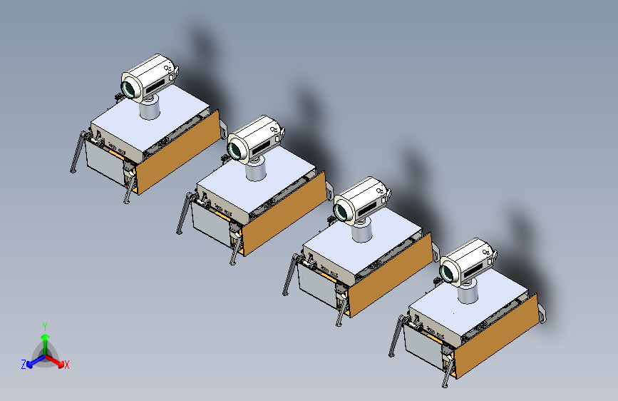 带有视觉机构的巡视机械狗
