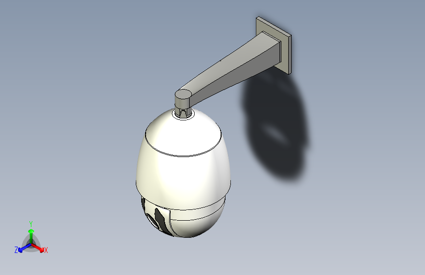 带支臂球型摄像机
