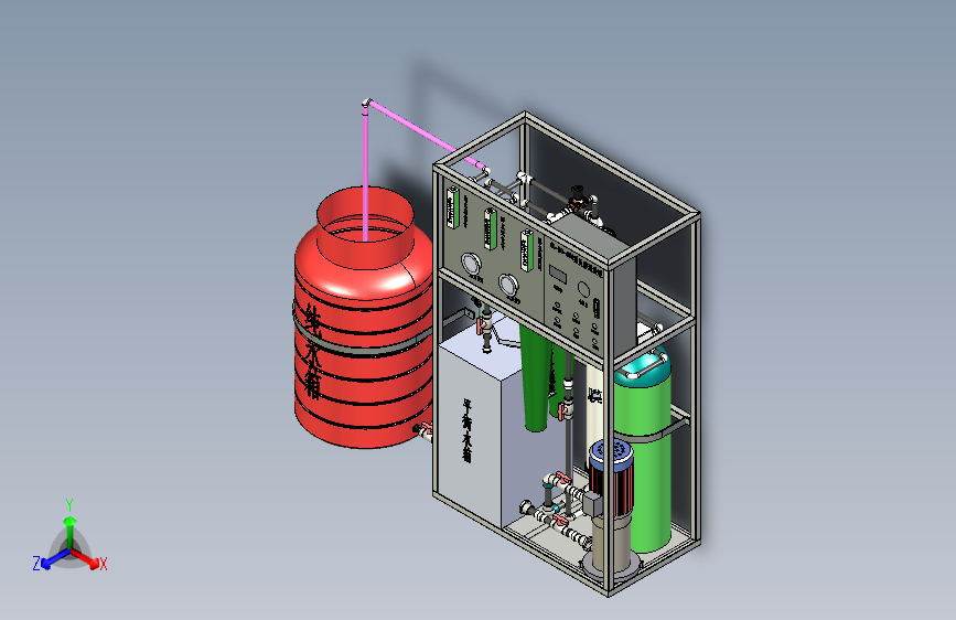 反渗透-主机装配