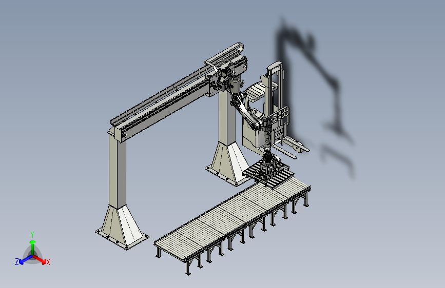 负载1500KG侧挂天轨