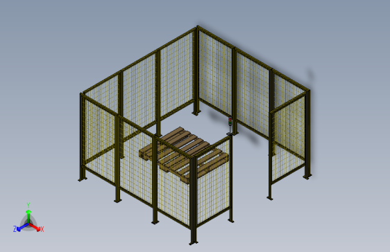工厂机器安全防护栏
