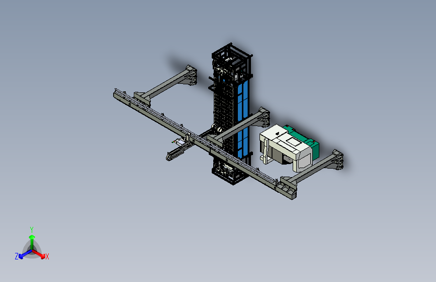 桁架机械手机床上下料 55466