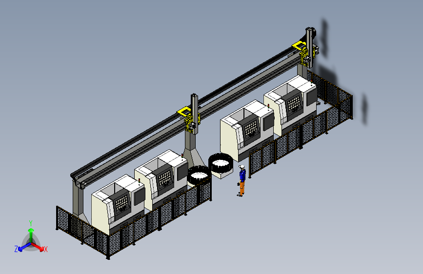 桁架机械手上下料
