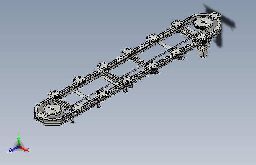 环形导轨输送线