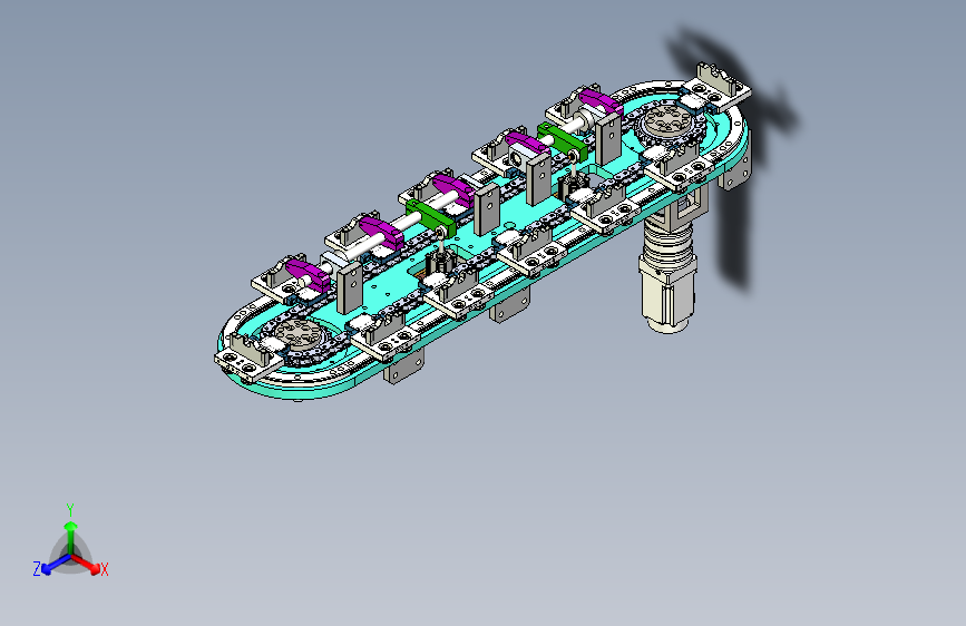 环形轨道，环形导轨，精密装配线