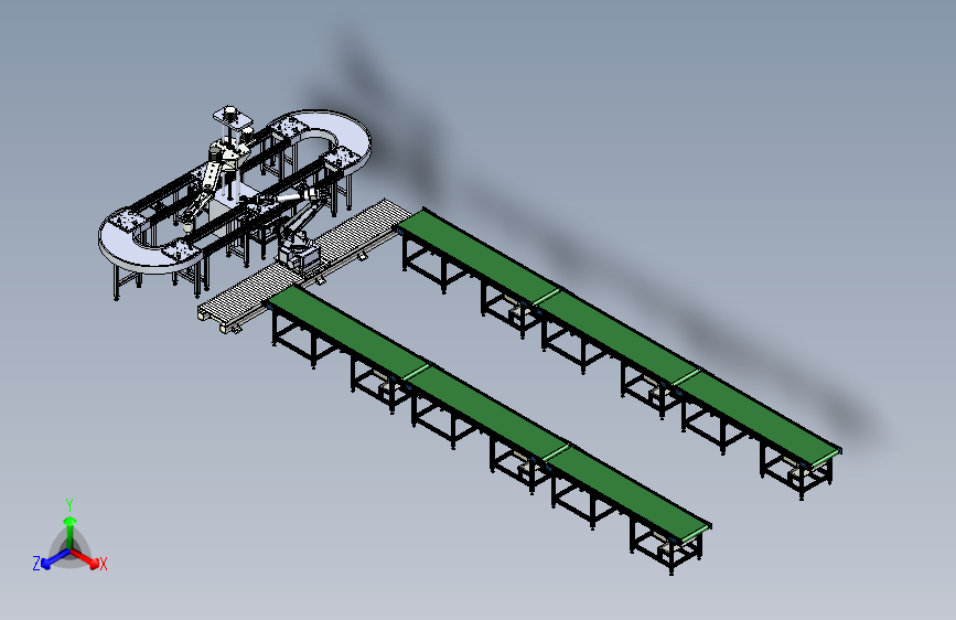 环形雕刻机设备与取料机械手组合