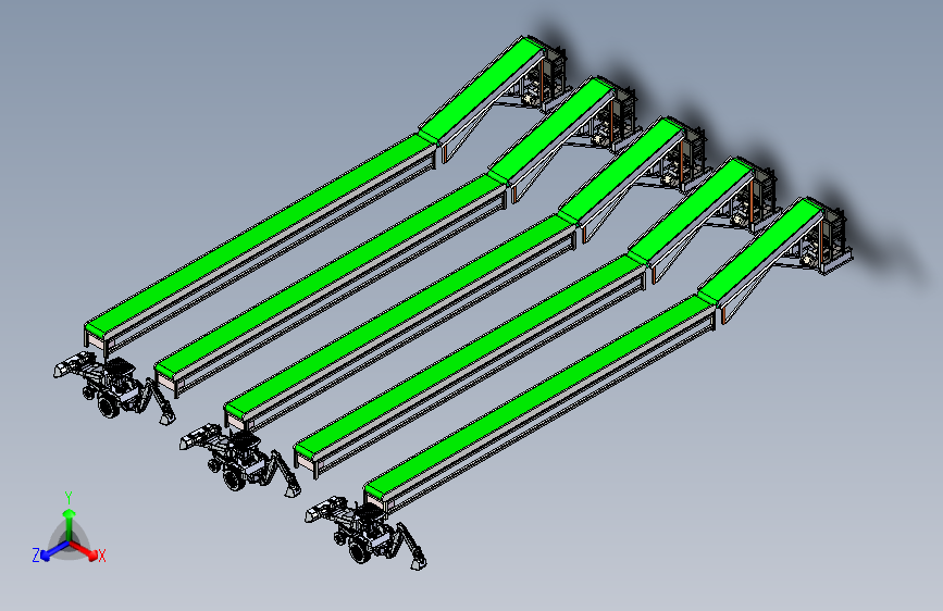 混凝土搅拌机设备与运输机构